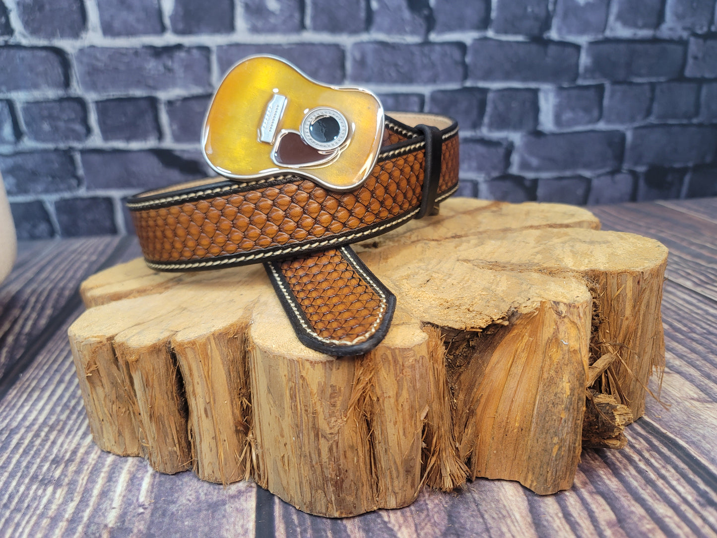 Medium Brown Celetic Belt
