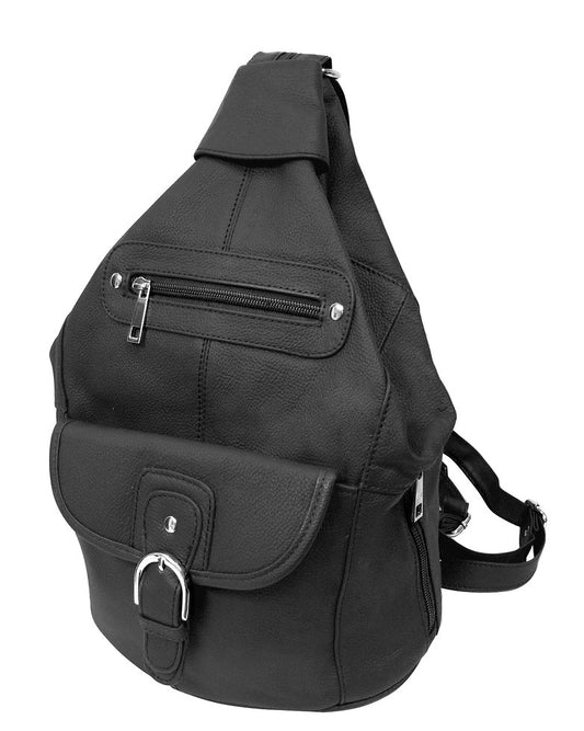 Convertible Leather Backpack