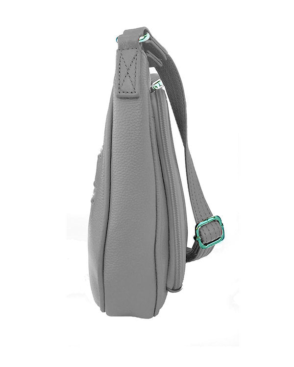 3 Zipper Pocket Perfect Square Bag #7017