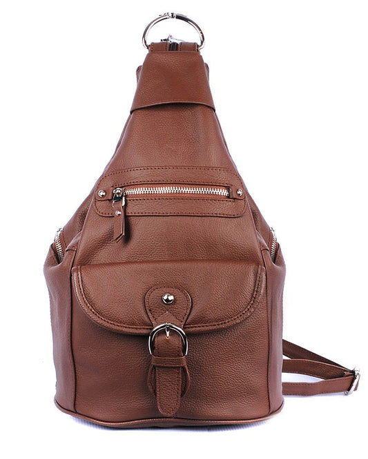 Snap Buckle Concealment Backpack #7034