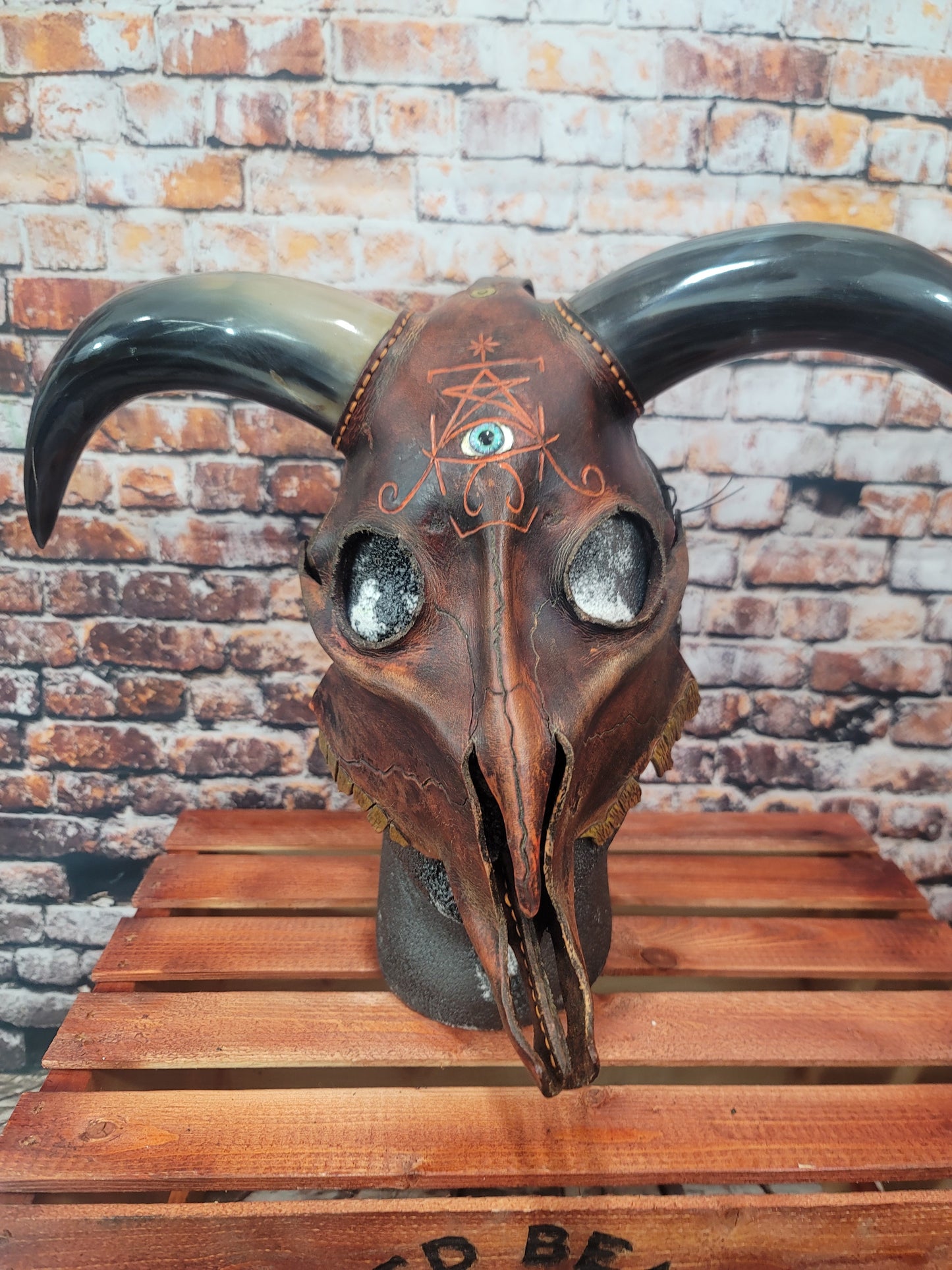 Mask Skull Bull Horned