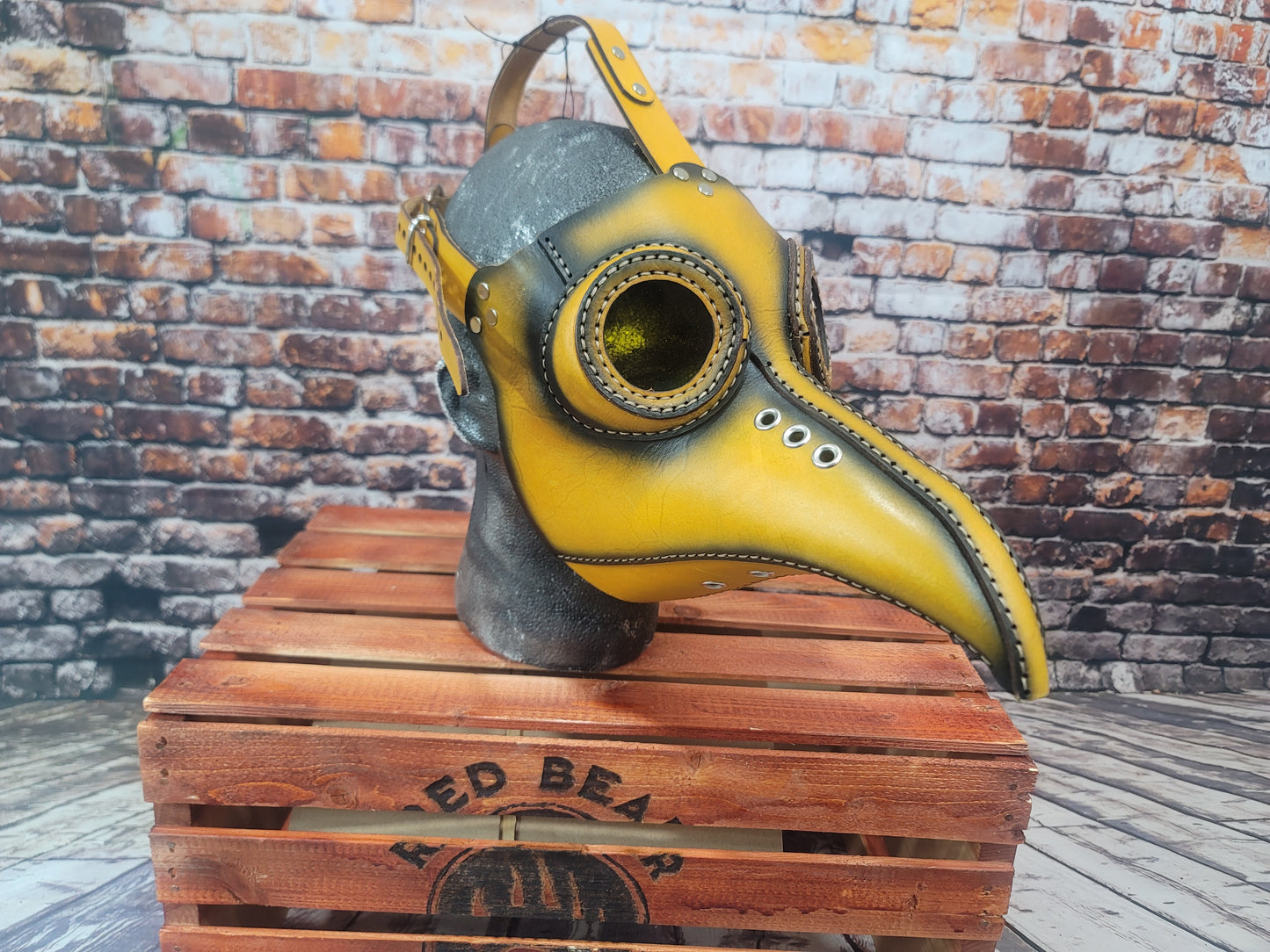 Plaugue Mask Yellow Black