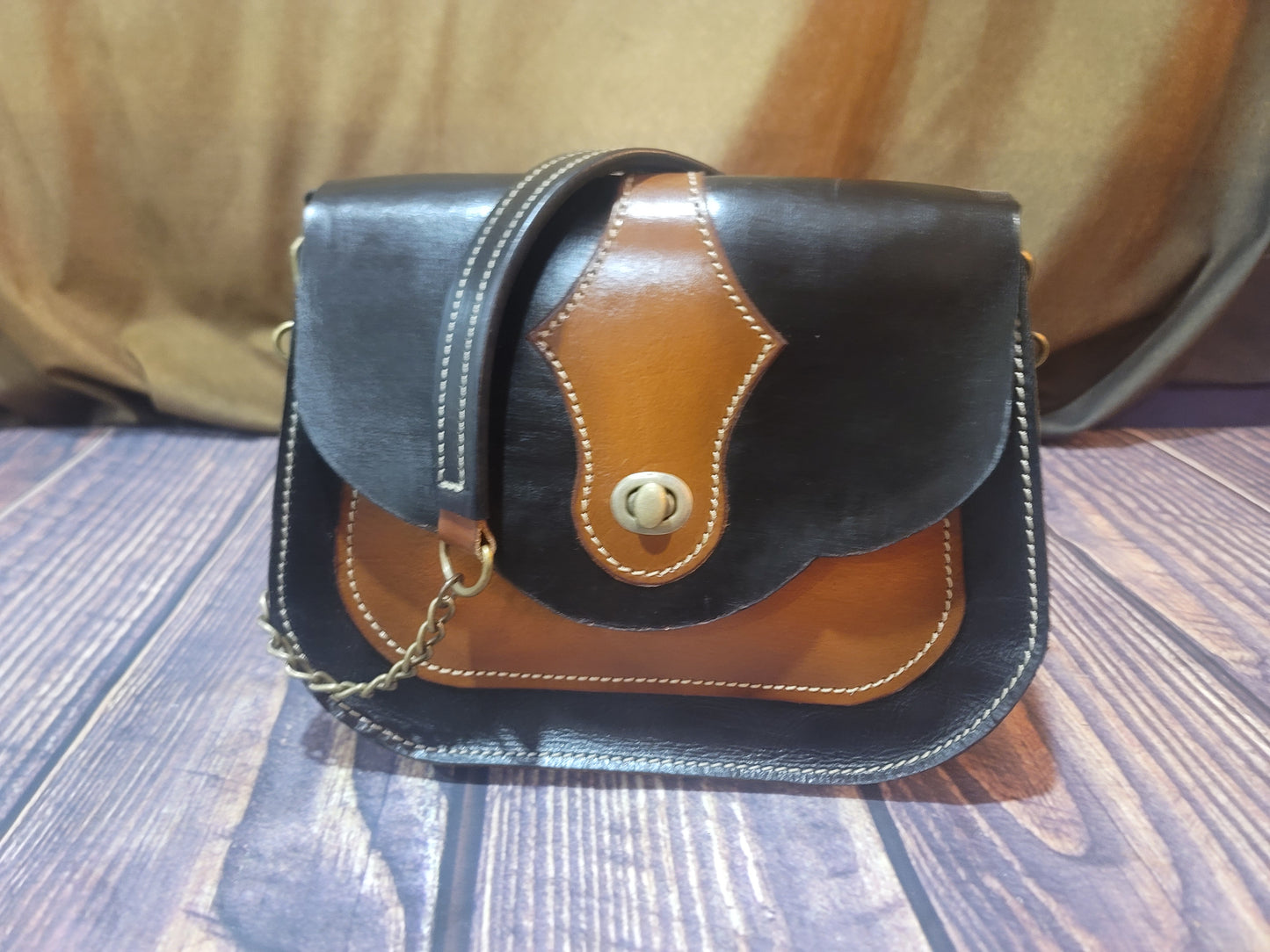 Purse Black Brown