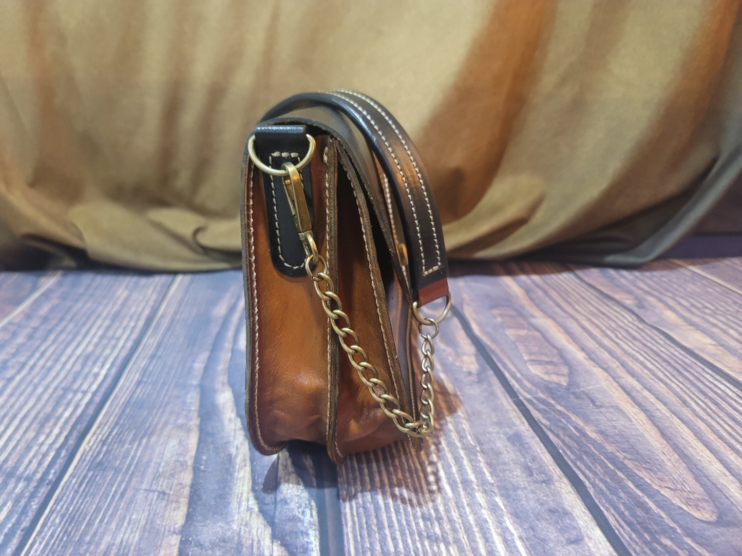 Purse Black Brown