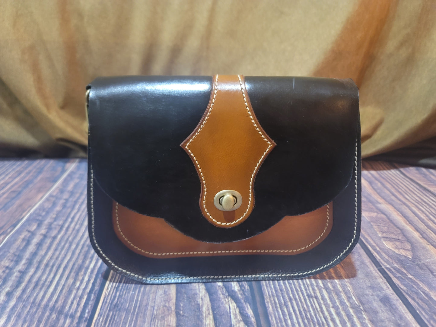 Purse Black Brown