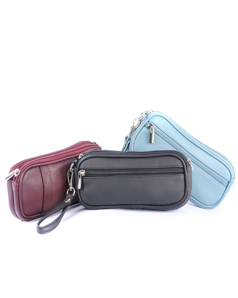 Leather glasses case