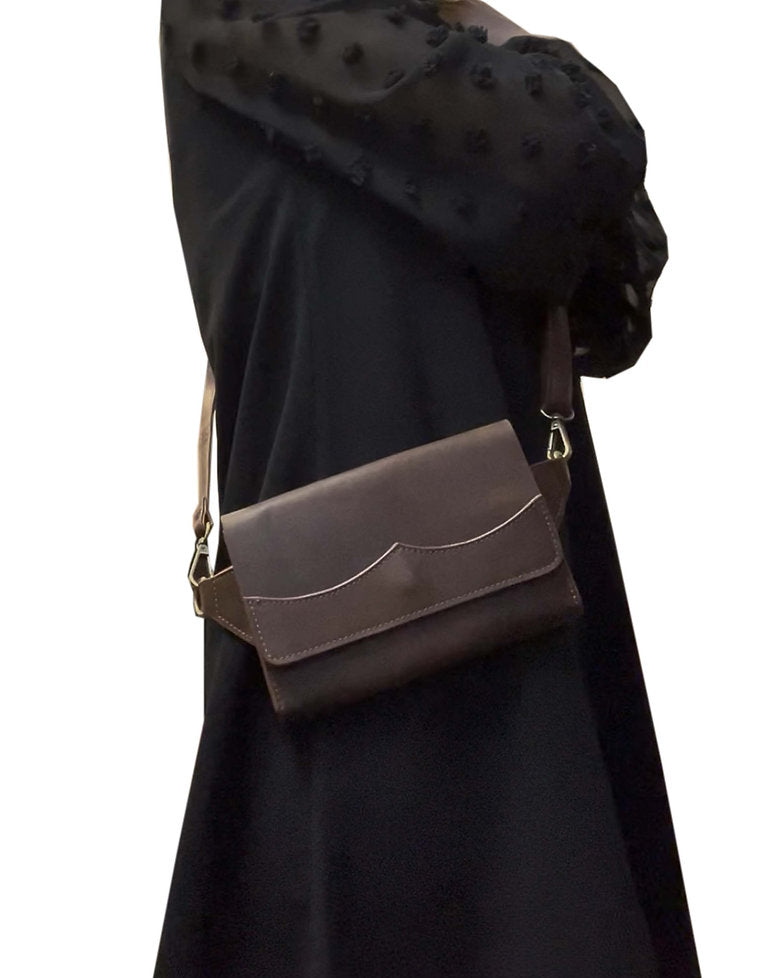 Vintage leather sling bag fanny pack