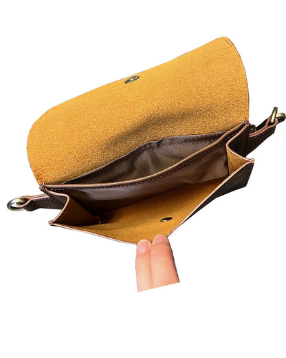 Vintage leather sling bag fanny pack