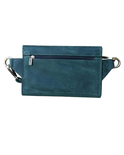 Vintage leather sling bag fanny pack