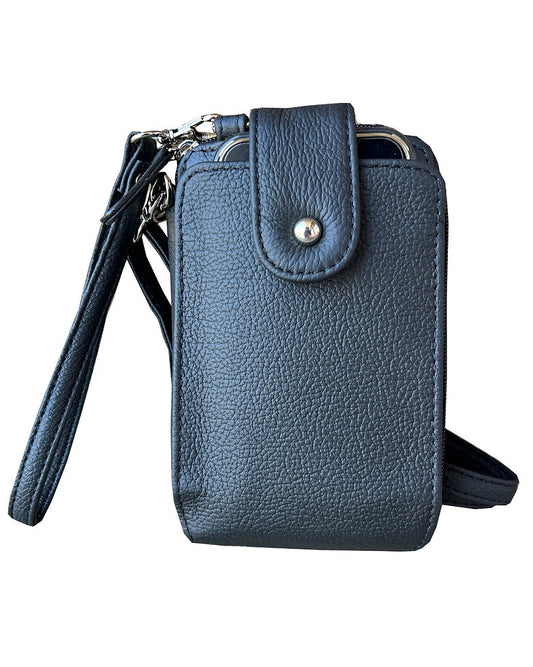 Cross body/Shoulder/wrist strapped small phone and 3 card slot bag