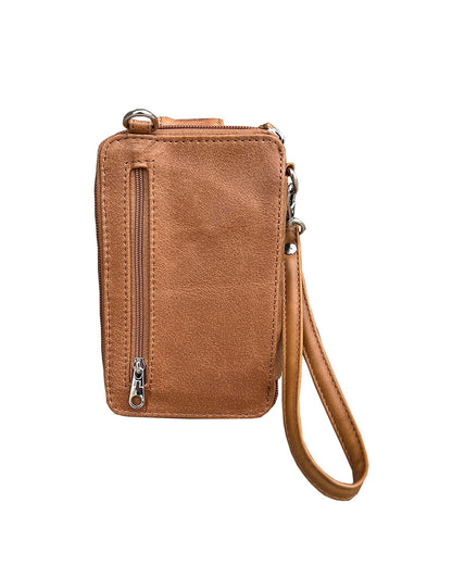 Cross body/Shoulder/wrist strapped small phone and 3 card slot bag
