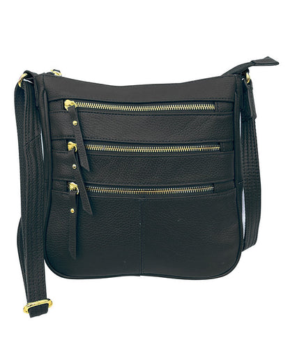 3 Zipper Pocket Perfect Square Bag  #7017