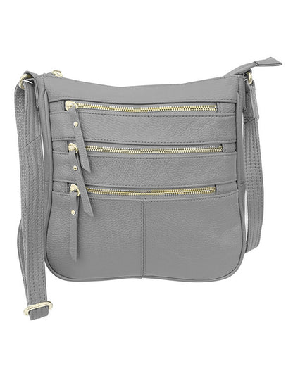 3 Zipper Pocket Perfect Square Bag  #7017