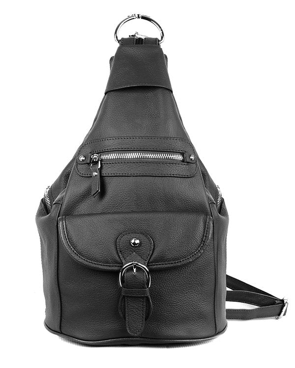  Snap Buckle Concealment Backpack  #7034