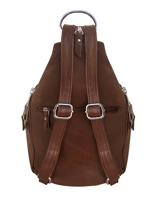  Snap Buckle Concealment Backpack  #7034