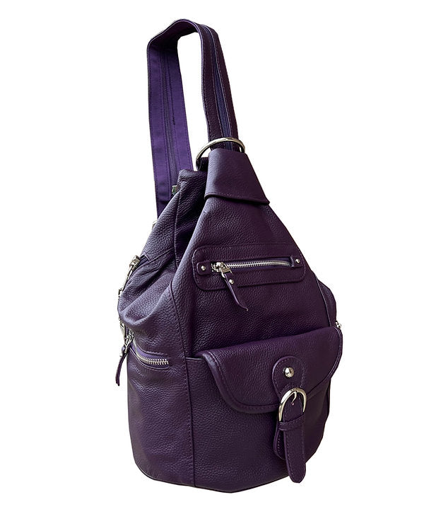  Snap Buckle Concealment Backpack  #7034