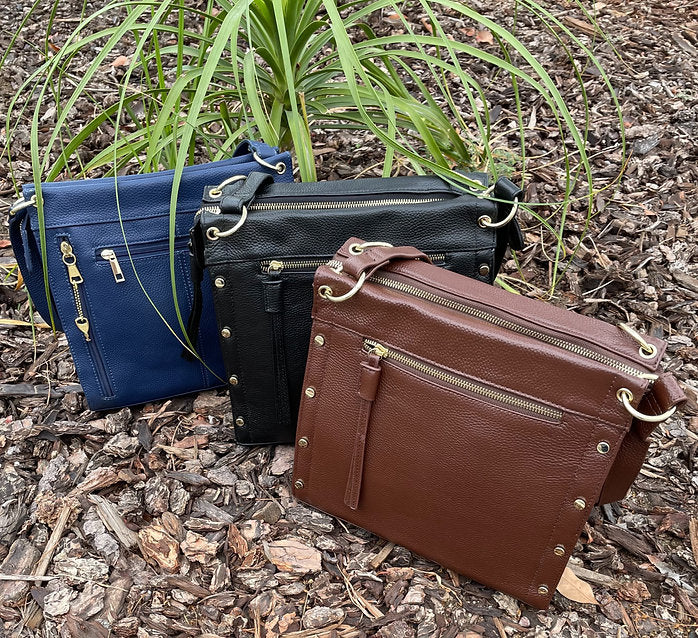 Cowhide leather concealment purse #7039