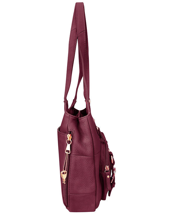 Moto Leather Concealment Tote