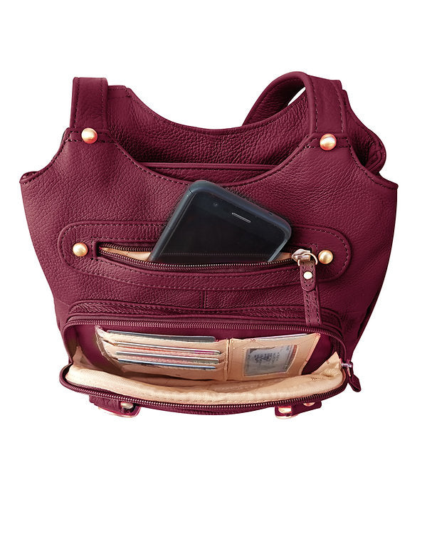 Moto Leather Concealment Tote