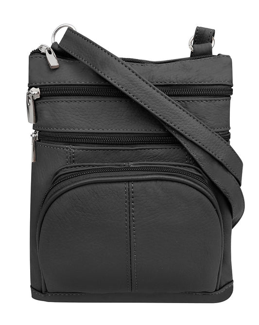 Five compartment crossbody bag