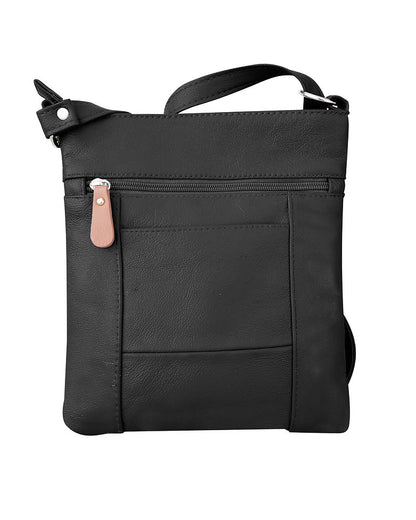 Multi Zipper Carry-All Cross-body Bag