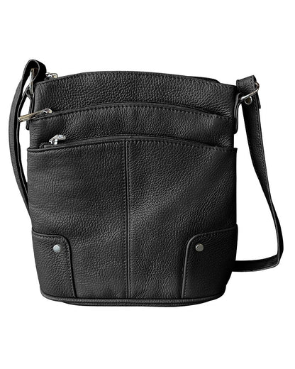 3 Zipper Compartment Sholder Bag   #W011